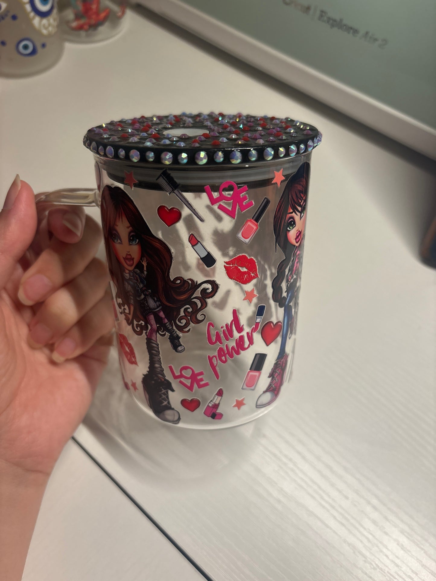 Bratz mug with bling lid